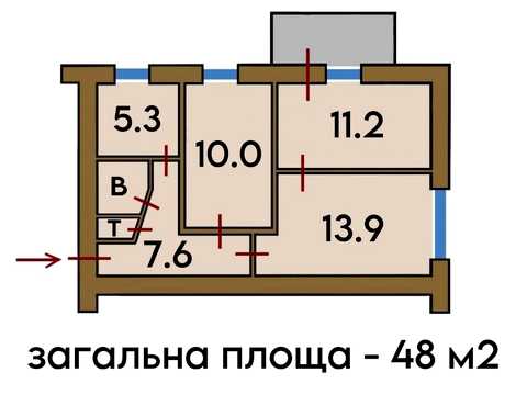 квартира за адресою Одеська вул., 8