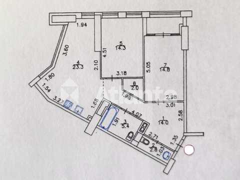 квартира за адресою Берестейський просп. (Перемоги), 11 к3