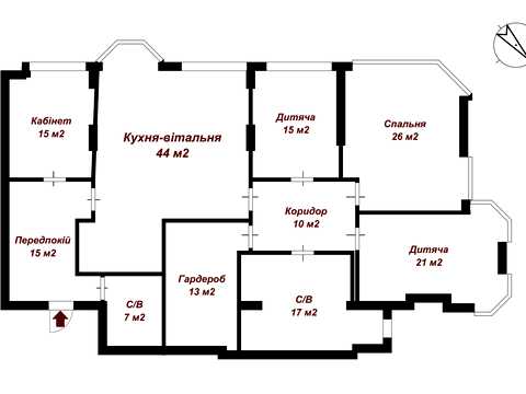 квартира за адресою Авіаконструктора Антонова вул. (Авіації), 2-Б