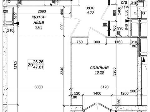 квартира за адресою Приміська вул., (Будинок 6)