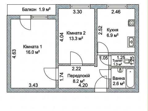 квартира за адресою Морозна вул., 27