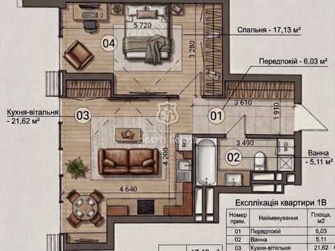 квартира за адресою Дегтярівська вул., 17 к1