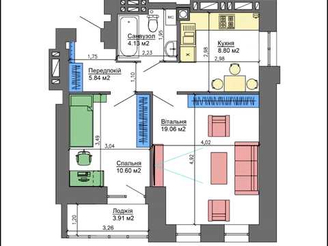 квартира по адресу Архитектора Старова ул., 2/7 к1