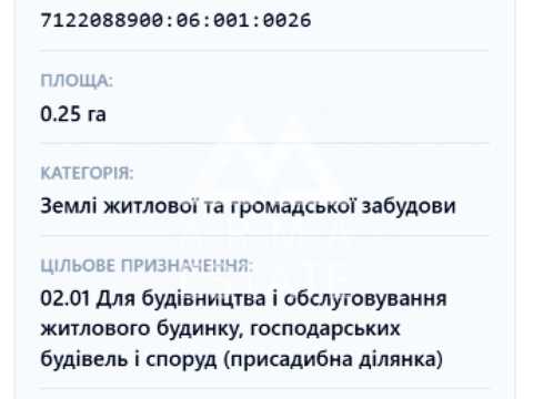 участок по адресу 