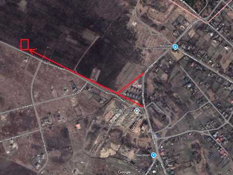 ділянка за адресою Наталії Ужвій