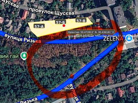 ділянка за адресою Ризька вул.