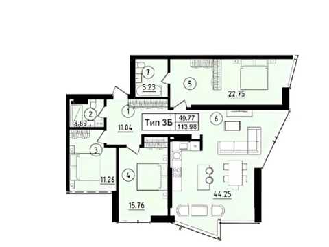 квартира за адресою Закарпатська вул., (Будинок)