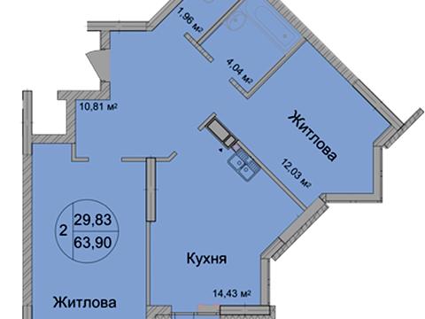 квартира по адресу Львовская ул., 15