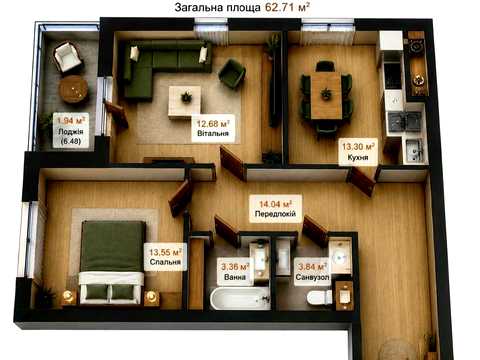 квартира по адресу Данилишиних ул., 27