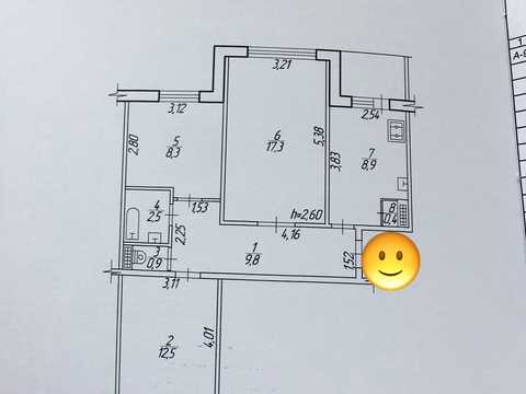 квартира по адресу Андрея Мельника ул., 8