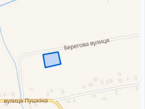 ділянка за адресою Берегова