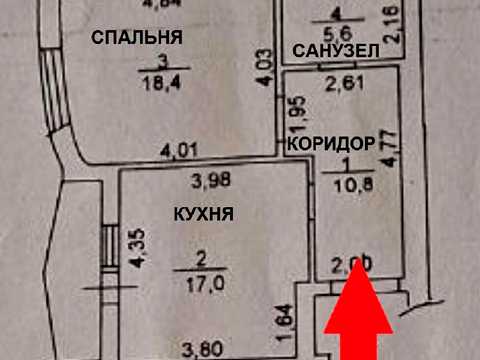 квартира за адресою Євгена Чикаленка вул., 59г/2