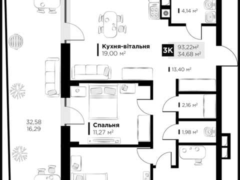квартира по адресу Пимоненко ул. (Донбассовская), 14-А