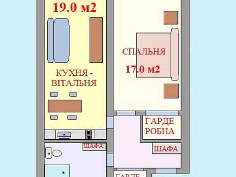 квартира по адресу Евгения Сверстюка ул. (Марины Расковой), 6-Г