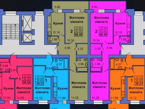 квартира по адресу Героїв України ул. (Героїв Сталінграду), (Будинок)