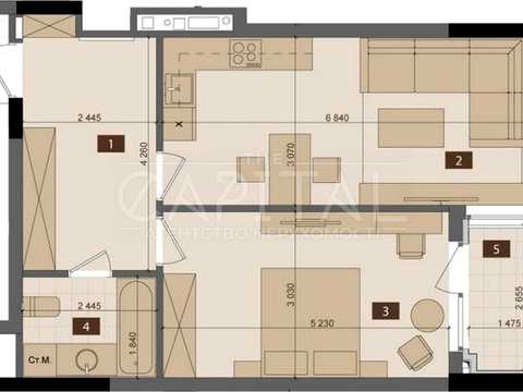 квартира за адресою Івана Федорова вул., 2-А