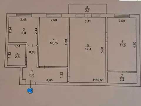 квартира по адресу Мрии ул. (Академика Туполева), 7