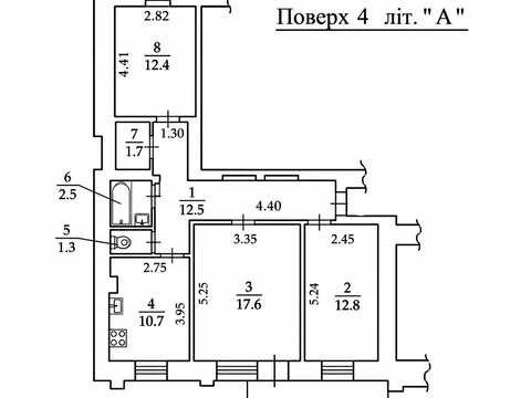 квартира по адресу Саксаганского ул., 59-Б