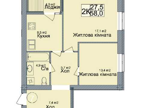 квартира за адресою Михайла Грушевського вул., (Будинок 5)