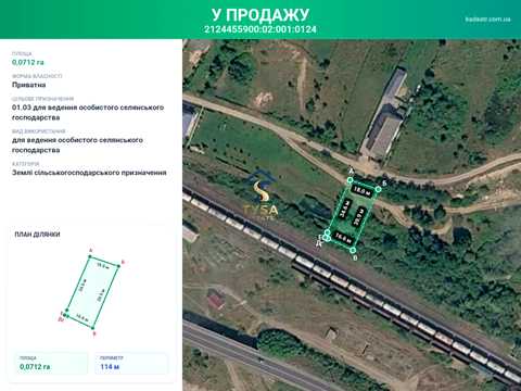 участок по адресу пгт. Солотвина, Підмагура, 66