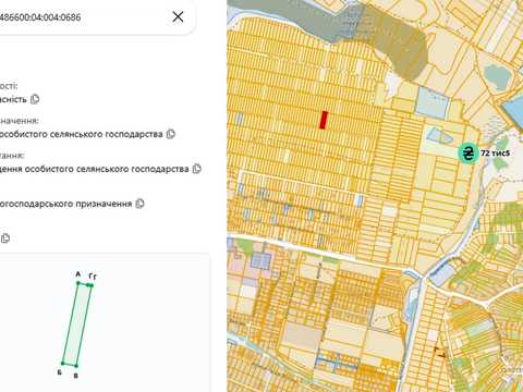 ділянка за адресою с. Тарасівка,