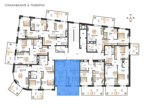 квартира за адресою Пилипа Орлика вул., (Будинок 1)