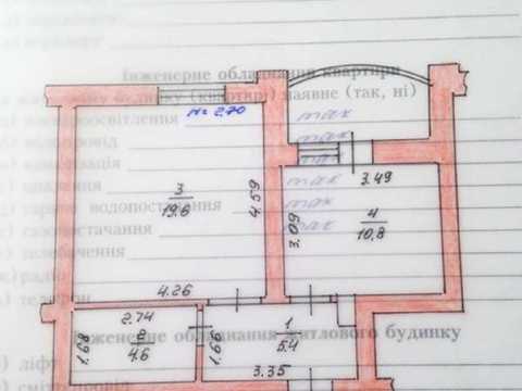 квартира по адресу Коцюбинського ул., 13