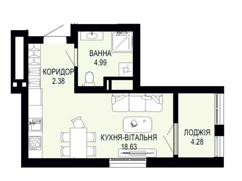 квартира за адресою Василя Щурата вул., (Будинок 4)