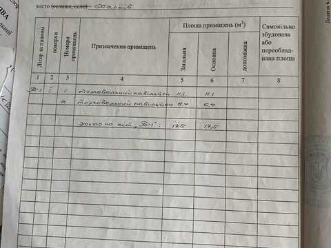 комерційна за адресою Валентинівська вул., 5