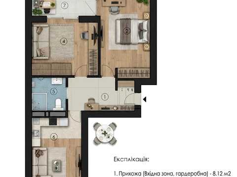 квартира по адресу Ивана Мазепы ул., (Будинок)