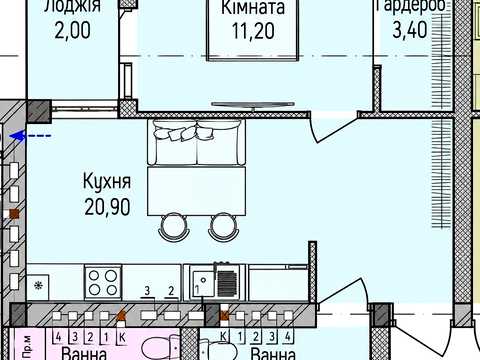 квартира за адресою Ужгород, Єньківська вул., 40-48