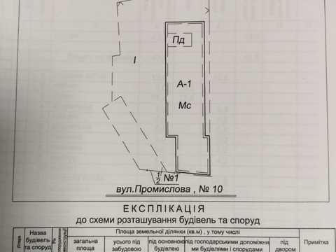 комерційна за адресою с. Солонка, Промислова, 65