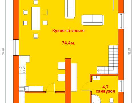 будинок за адресою смт. Макарів, Полтавська