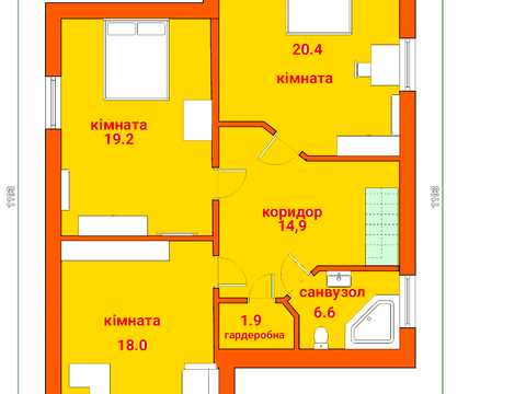 будинок за адресою смт. Макарів, Полтавська