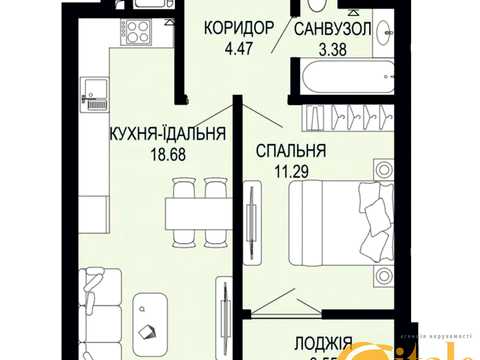 квартира по адресу Щурата ул., (Будинок 8)