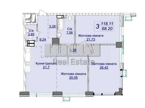 квартира за адресою Андрія Верхогляда вул. (Михайла Драгомирова), 28