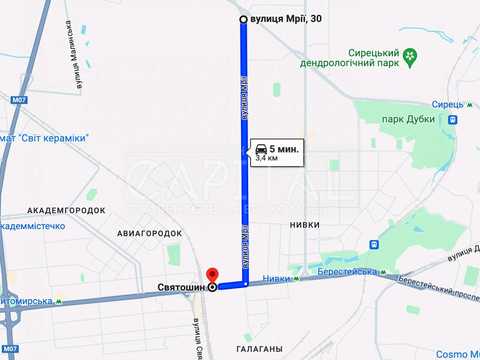 ділянка за адресою Київ, Кутова вул., 114