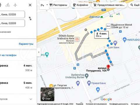ділянка за адресою Київ, Гетьмана Павла Полуботка вул. (Попудренка), 1