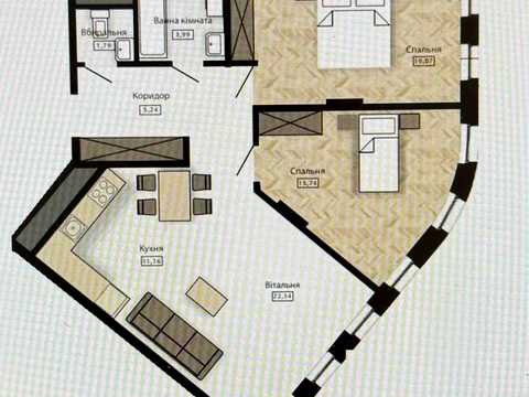 квартира за адресою Івана Раковського вул., 32