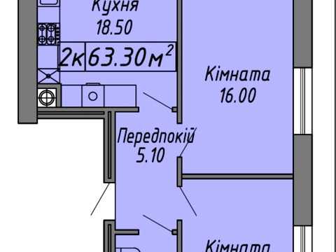 квартира по адресу Степана Бандеры ул., (Будинок 1)
