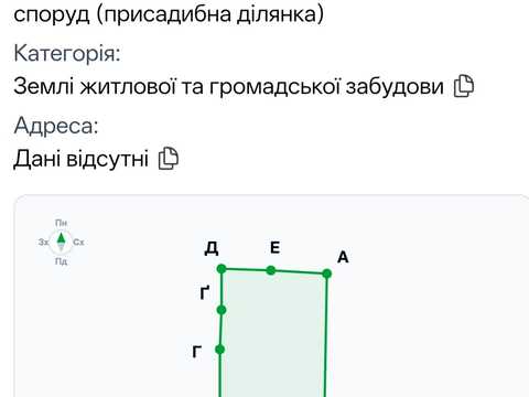 ділянка за адресою с. Скнилів, 