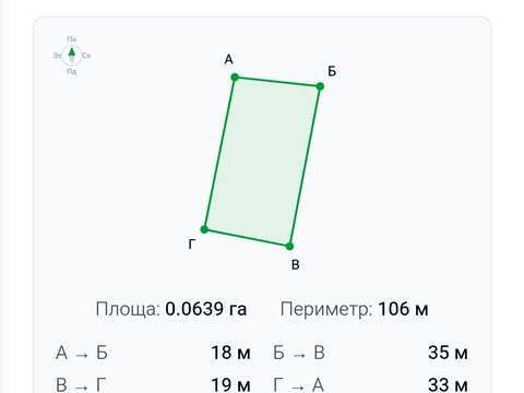 участок по адресу 