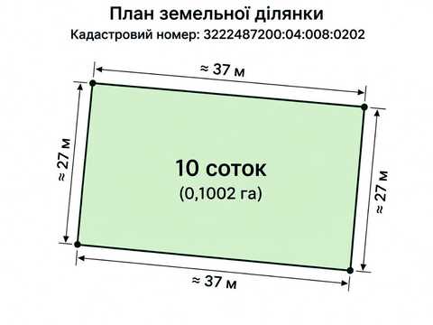 ділянка за адресою с. Хотів,
