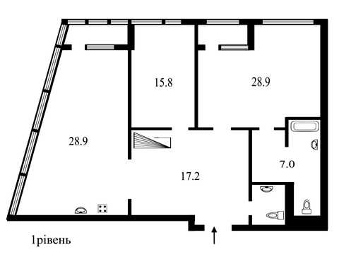 квартира за адресою Академіка Заболотного вул., 1-А