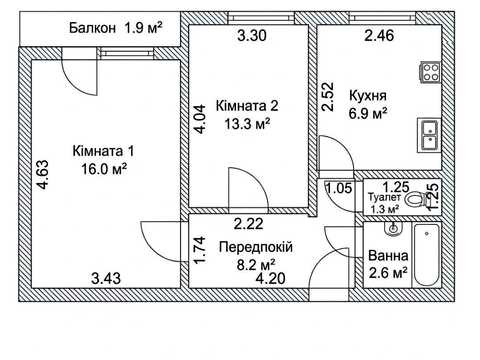 квартира за адресою Морозна вул., 27