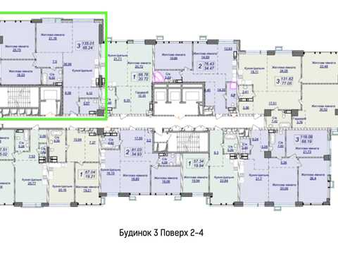 квартира за адресою Андрія Верхогляда вул. (Михайла Драгомирова), (7 черга (будинок 3))