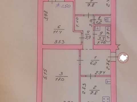 квартира за адресою Пономарьова вул., 2-А