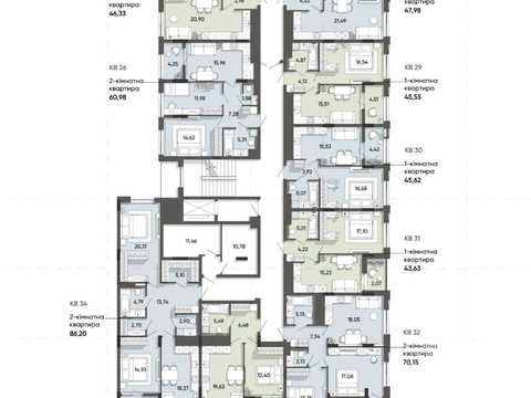 квартира за адресою Карла Мікльоша вул., (Будинок 1)