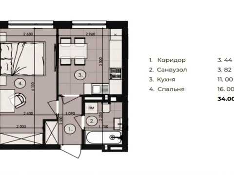 квартира по адресу Владимира Великого ул., (Будинок 2)