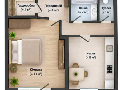 квартира за адресою Райдужна вул., 47